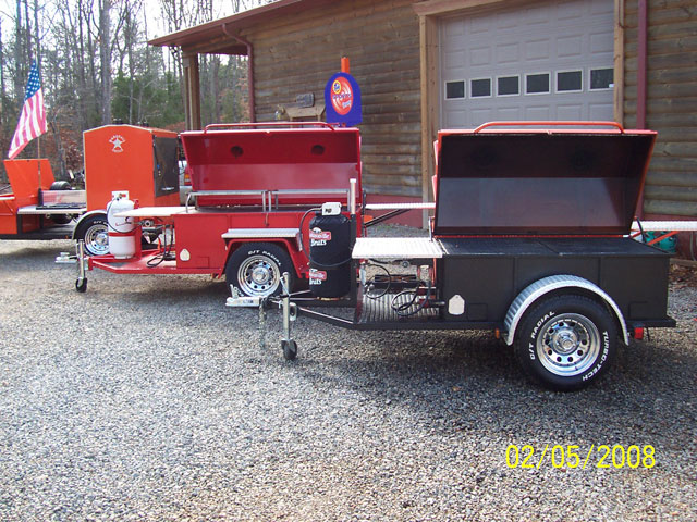 Custom Cooker Grill Smoker Trailers